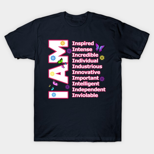 I Am INTELLIGENT! - Self love Motivation T-Shirt by PraiseArts 